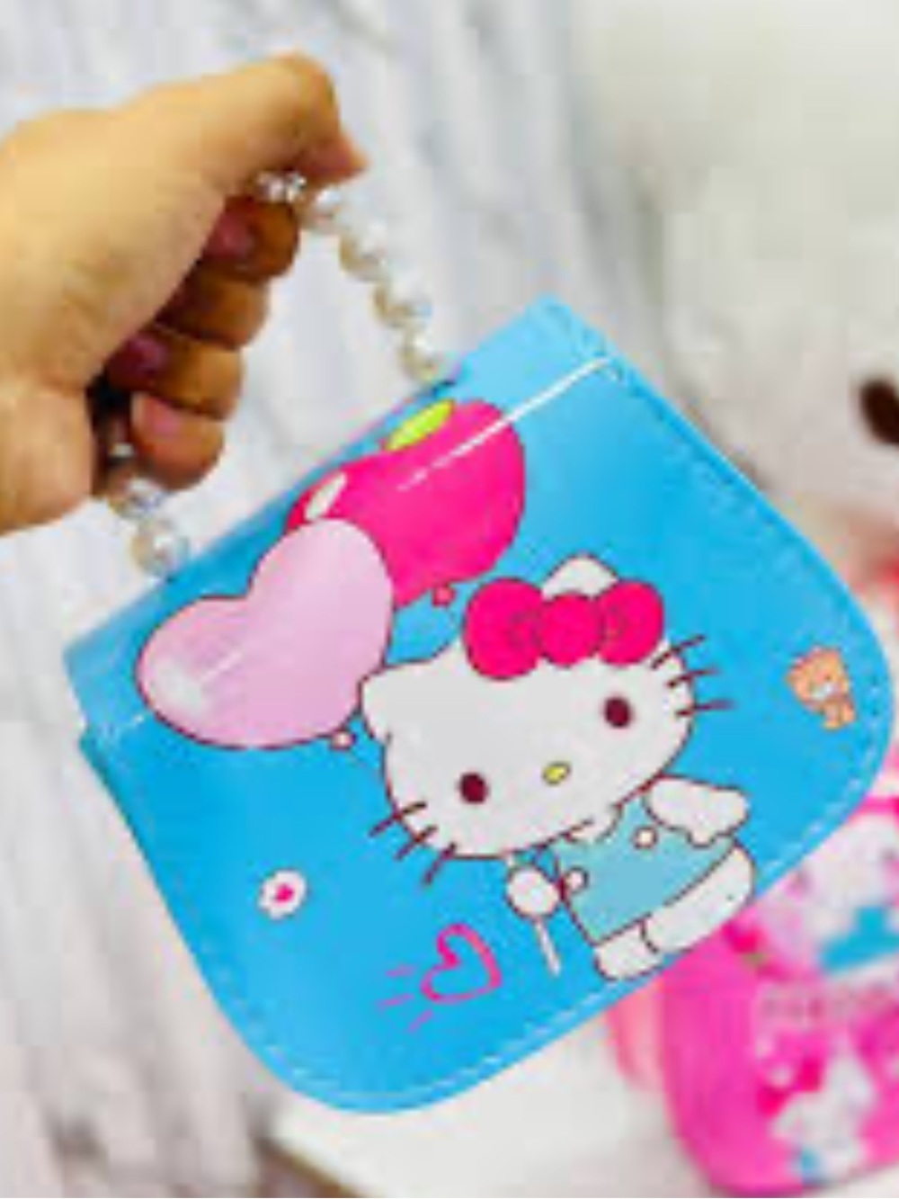 Hello Kitty Blue and Pink Kids Handbag - Picture 7 of 7